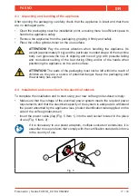 Preview for 61 page of Fiorenzato F4 EVO Installation, Use And Maintenance Manual