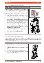 Preview for 81 page of Fiorenzato F4 EVO Installation, Use And Maintenance Manual