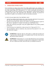 Preview for 85 page of Fiorenzato F4 EVO Installation, Use And Maintenance Manual