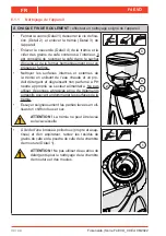 Preview for 122 page of Fiorenzato F4 EVO Installation, Use And Maintenance Manual