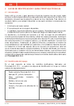 Preview for 184 page of Fiorenzato F4 EVO Installation, Use And Maintenance Manual