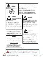 Preview for 2 page of Firegear FPB-25SFBS22MT-N Installation And Operating Instructions Manual