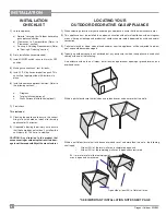 Preview for 8 page of Firegear Key West KWB30 KWB-L1 User Manual