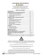 Preview for 3 page of Firegear Linear Outdoor Fire Installation And Operating Instructions Manual