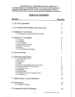 Preview for 2 page of Fireline FGi 5 Taper Installation And Operating Instructions Manual