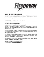 Preview for 2 page of Firepower TIG 160S Operating Manual