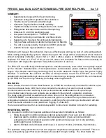 Preview for 2 page of FirePro FPX103C Technical Manual