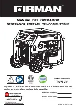 Preview for 47 page of Firman T07571F Operator'S Manual