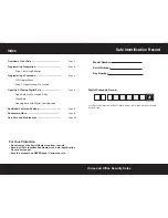 Preview for 2 page of First Alert 2190DF Operations & Installation Manual