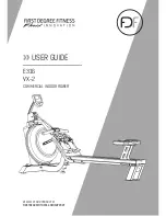 First Degree Fitness Fluid E-316 User Manual preview