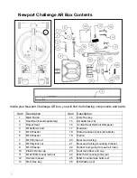 Preview for 3 page of First Degree Fitness NEWPORT Challenge AR Owner'S Manual