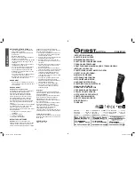 First FA-5676-1 Instruction Manual preview