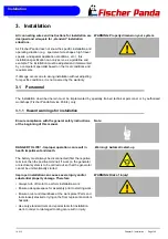 Preview for 149 page of Fischer Panda Panda 4800i PMS Manual