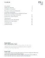 Preview for 3 page of Fisher & Paykel ActiveSmart RF135 Installation Instructions And User Manual