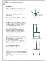 Preview for 10 page of Fisher & Paykel ActiveSmart RF135 Installation Instructions And User Manual