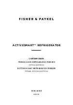 Preview for 1 page of Fisher & Paykel ActiveSmart RF135B User Manual