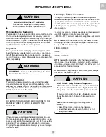 Preview for 3 page of Fisher & Paykel DCS RF24DE3 Installation, Operation And Maintenance Instructions