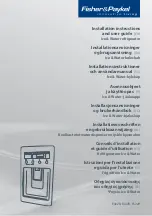 Preview for 1 page of Fisher & Paykel E402BLX Installation Instructions Manual