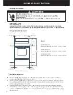 Preview for 6 page of Fisher & Paykel Elba OR61 Series Installation Instructions & User Manual