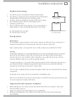 Preview for 5 page of Fisher & Paykel HI120DMB1 Installation Instructions And User Manual