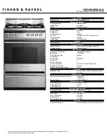 Preview for 1 page of Fisher & Paykel OR24SDMBGX2-N Manual