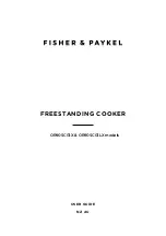 Fisher & Paykel OR90SCG1LX User Manual preview