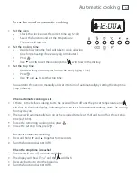 Preview for 35 page of Fisher & Paykel OR90SDBGFPX Installation Instructions And User Manual