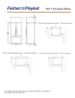 Preview for 2 page of Fisher & Paykel RF170ADUSX4 Instructions