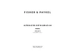 Preview for 1 page of Fisher & Paykel RS6019BRU Installation Manual