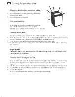 Preview for 30 page of Fisher & Paykel WashSmart Installation Instructions And User Manual