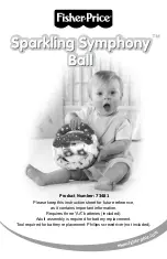 Preview for 1 page of Fisher-Price Sparkling Symphony Ball Instruction Sheet