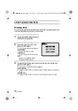 Preview for 78 page of Fisher CAMERACORDER FVD-C1 Instruction Manual