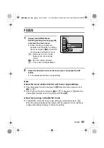 Preview for 85 page of Fisher CAMERACORDER FVD-C1 Instruction Manual