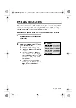 Preview for 117 page of Fisher CAMERACORDER FVD-C1 Instruction Manual