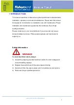 Preview for 4 page of Fisherbrand 15489689 User Manual