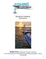 FISHING SPECIALTIES Bowducer Installation Instructions Manual preview