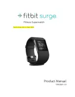 Preview for 1 page of Fitbit Surge FB501 Product Manual