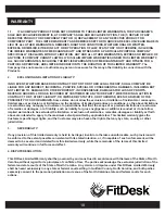 Preview for 20 page of FitDesk FDX 3.0 Owner'S Manual