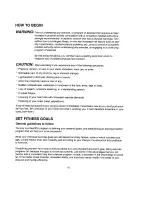 Preview for 10 page of Fitness Quest EXCEL 286 User Manual