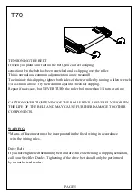 Preview for 6 page of Fitnex T70 Quick Start Manual