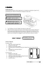 Preview for 13 page of FIVE OCEANS ATLANTIC WINDLASS 600 Owner'S Manual