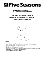 Preview for 1 page of Five Seasons FSHEPA-DM400 Owner'S Manual