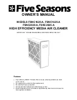 Five Seasons FSNC1620-A Owner'S Manual preview