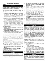 Preview for 4 page of Five Seasons SSC-7 Operation And Maintenance Manual