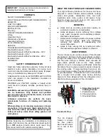 Preview for 2 page of Five Seasons SSCB15 Operation And Maintenance Manual