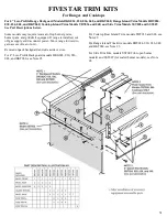 Preview for 31 page of FiveStar TPN335-BGW Use And Care And Installation Instructions