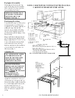 Preview for 6 page of FiveStar TTN031 Use And Care And Installation Instructions