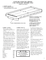 Preview for 29 page of FiveStar TTN031 Use And Care And Installation Instructions