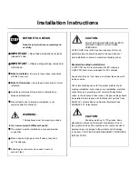 Preview for 2 page of FiveStar TTN048-7 Installation Instructions Manual