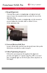 Preview for 2 page of Fixturlaser NXA Pro Quick Tips